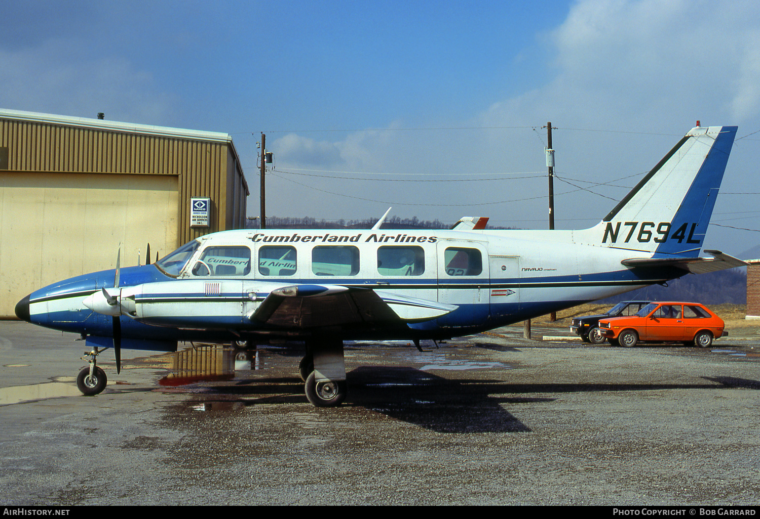 Aircraft Photo of N7694L | Piper PA-31-350 Navajo Chieftain | Cumberland Airlines | AirHistory.net #426905