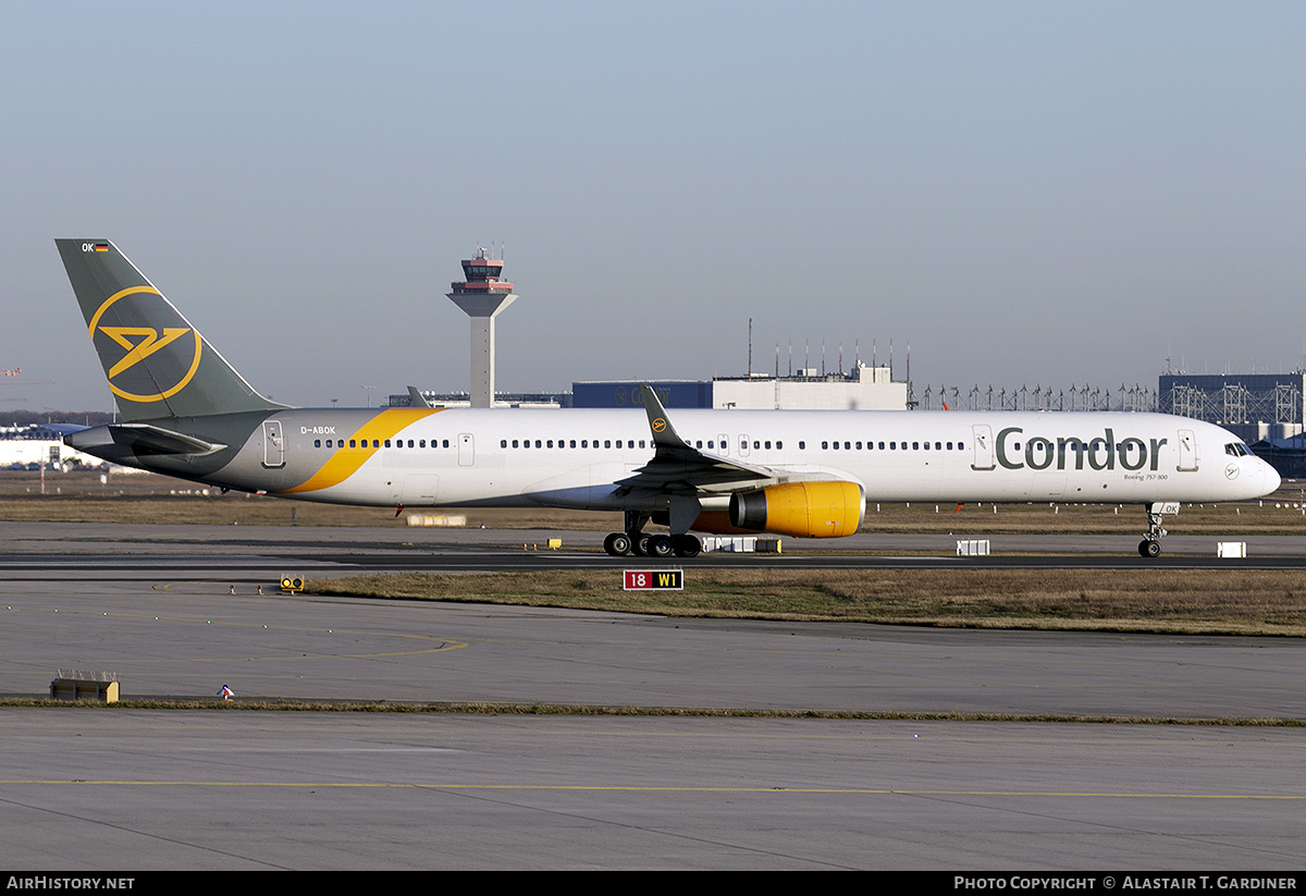 Aircraft Photo of D-ABOK | Boeing 757-330 | Condor Flugdienst | AirHistory.net #426917