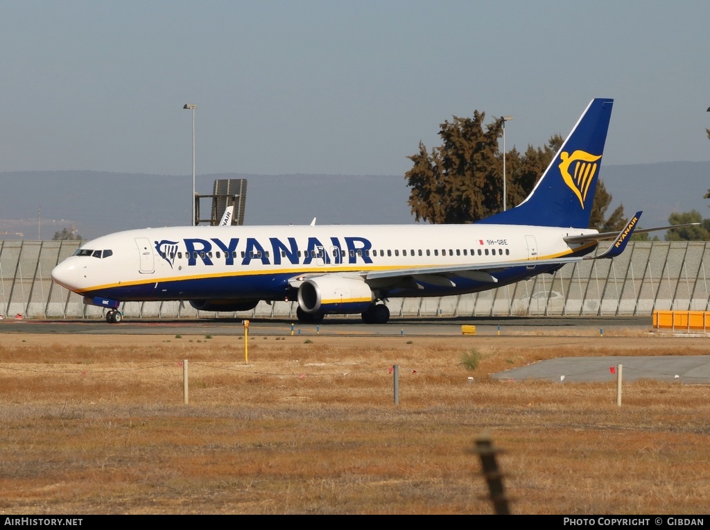 Aircraft Photo of 9H-QBE | Boeing 737-8AS | Ryanair | AirHistory.net #426943