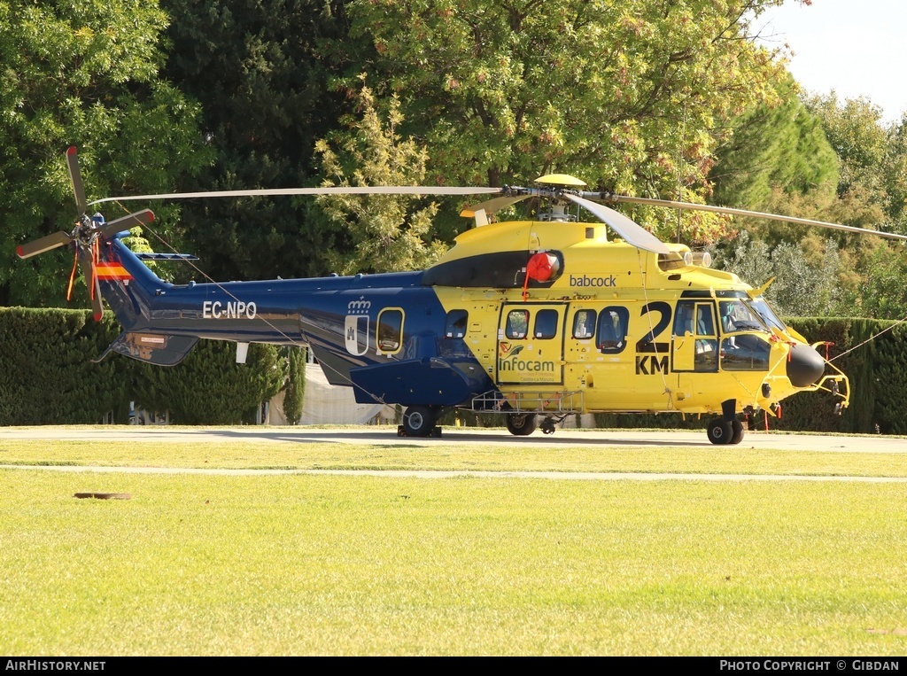 Aircraft Photo of EC-NPO | Aerospatiale AS-332L2 Super Puma | Infocam - Incendios Forestales de Castilla-La Mancha | AirHistory.net #426946