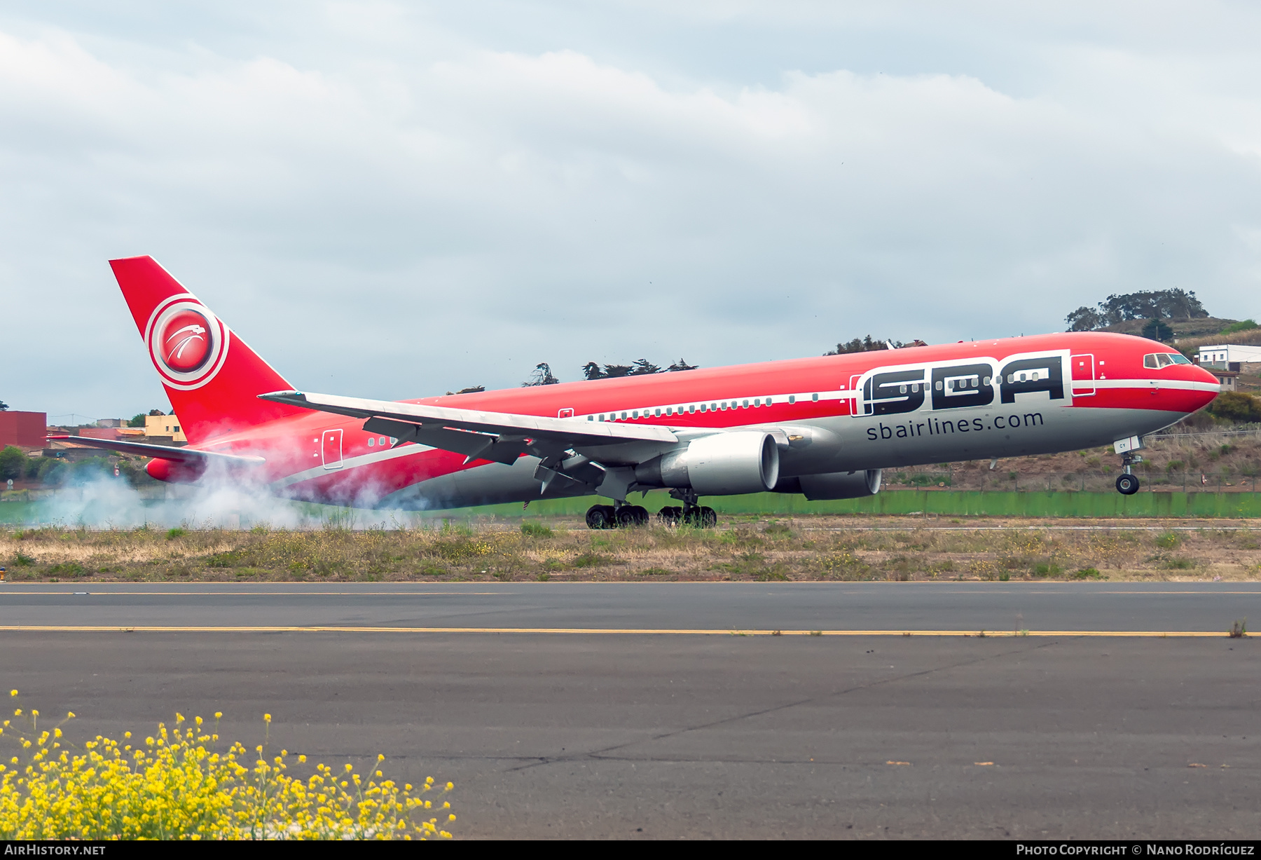 Aircraft Photo of YL-LCY | Boeing 767-3Y0/ER | SBA Airlines | AirHistory.net #426950
