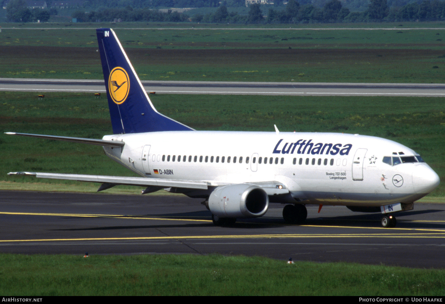 Aircraft Photo of D-ABIN | Boeing 737-530 | Lufthansa | AirHistory.net #426958