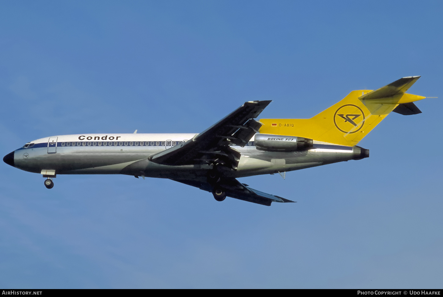 Aircraft Photo of D-ABIQ | Boeing 727-30 | Condor Flugdienst | AirHistory.net #426962