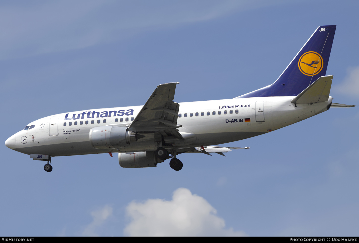 Aircraft Photo of D-ABJB | Boeing 737-530 | Lufthansa | AirHistory.net #426976