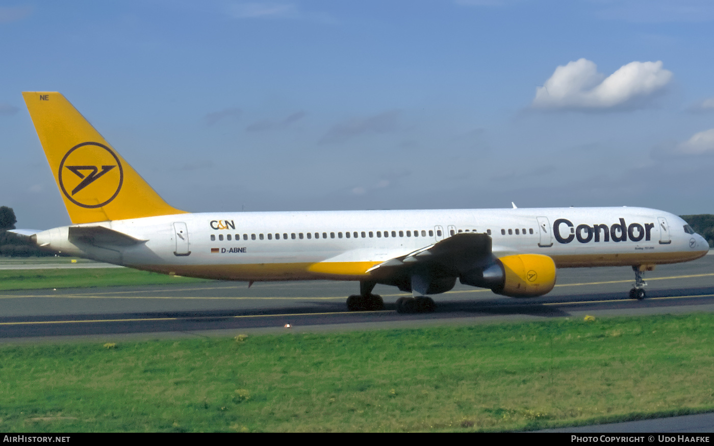 Aircraft Photo of D-ABNE | Boeing 757-230 | Condor Flugdienst | AirHistory.net #426982