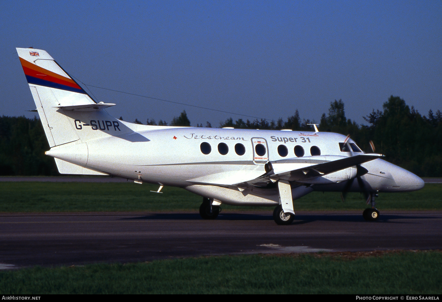 Aircraft Photo of G-SUPR | British Aerospace BAe-3201 Jetstream Super 31 | British Aerospace | AirHistory.net #427007