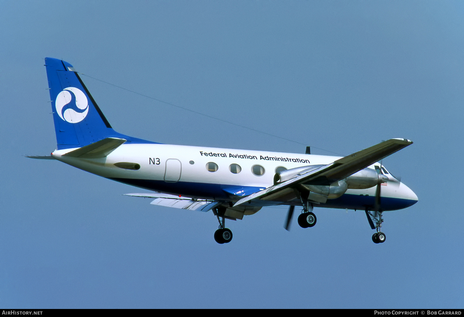 Aircraft Photo of N3 | Grumman G-159... Gulfstream I | FAA - Federal Aviation Administration | AirHistory.net #427014