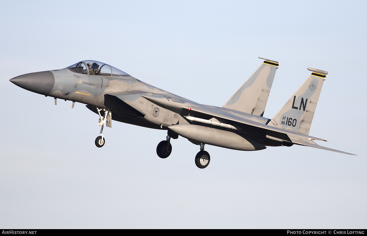 Aircraft Photo of 86-0160 | McDonnell Douglas F-15C Eagle | USA - Air Force | AirHistory.net #427024