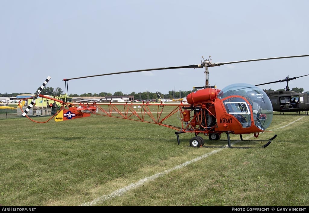 Aircraft Photo of N9025 / 58-1528 | Bell 47G-2 | USA - Army | AirHistory.net #427028