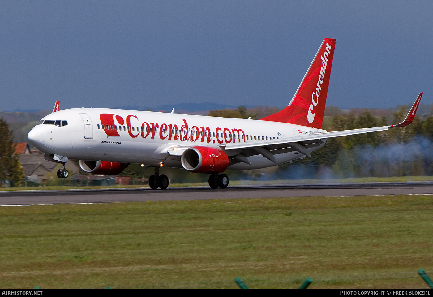 Aircraft Photo of TC-TJP | Boeing 737-8BK | Corendon Airlines | AirHistory.net #427060