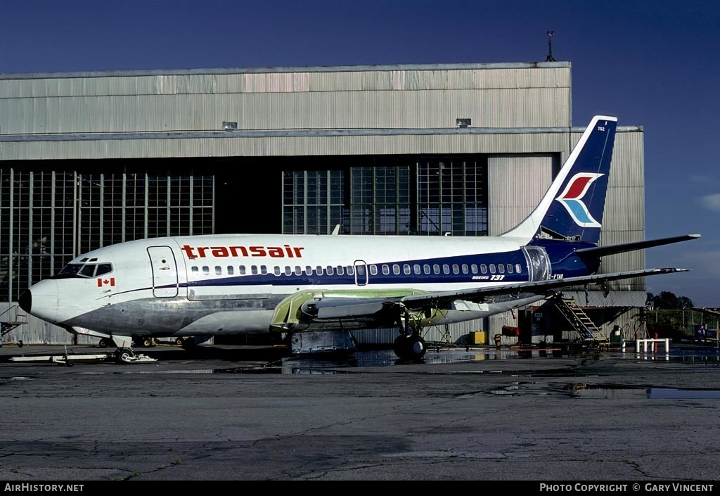 Aircraft Photo of C-FTAO | Boeing 737-2A9C | Transair | AirHistory.net #427063