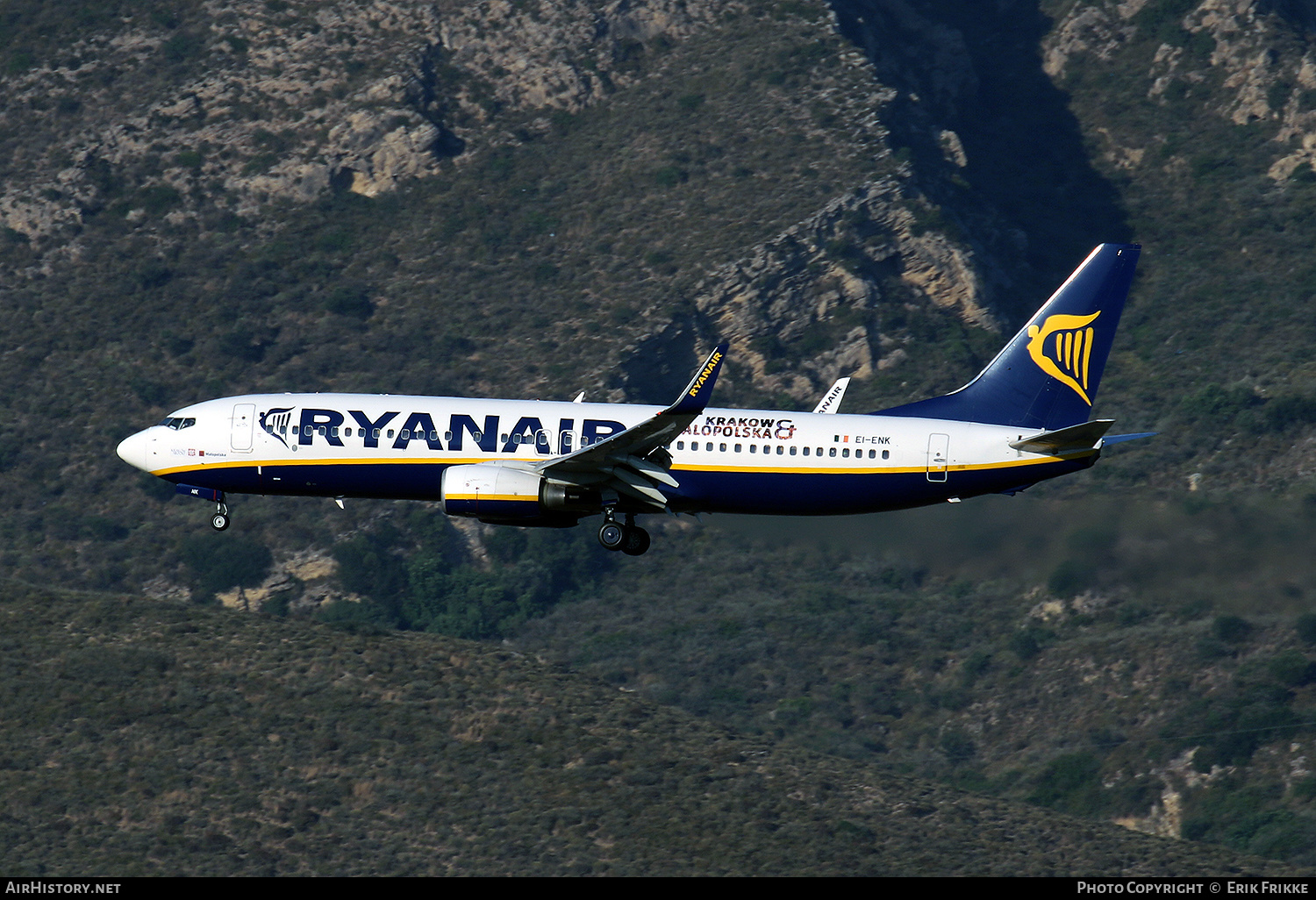 Aircraft Photo of EI-ENK | Boeing 737-8AS | Ryanair | AirHistory.net #427070