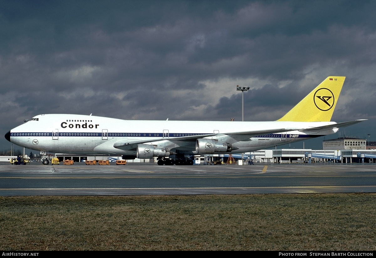 Aircraft Photo of D-ABYF | Boeing 747-230B | Condor Flugdienst | AirHistory.net #427073
