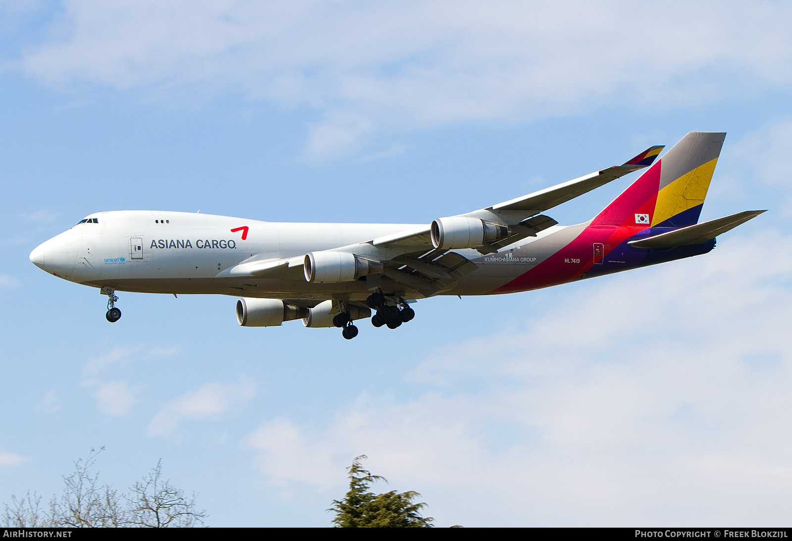 Aircraft Photo of HL7419 | Boeing 747-48EF/SCD | Asiana Airlines Cargo | AirHistory.net #427076