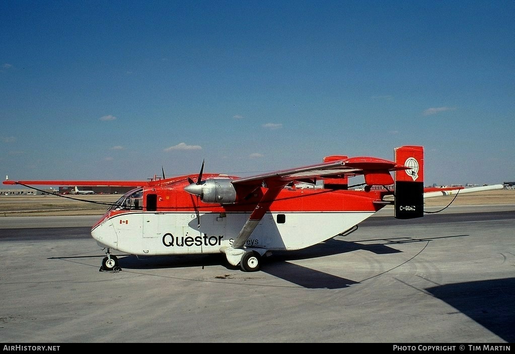 Aircraft Photo of C-GDRG | Short SC.7 Skyvan 3-200 | Questor International Surveys | AirHistory.net #427090