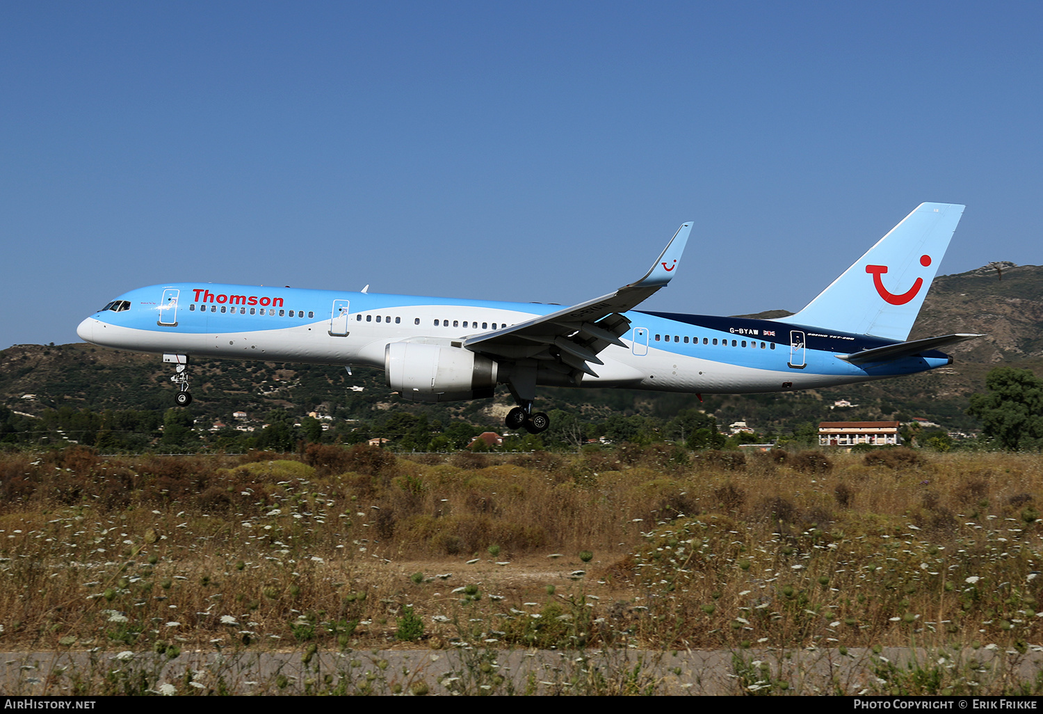 Aircraft Photo of G-BYAW | Boeing 757-204 | Thomson Airways | AirHistory.net #427099