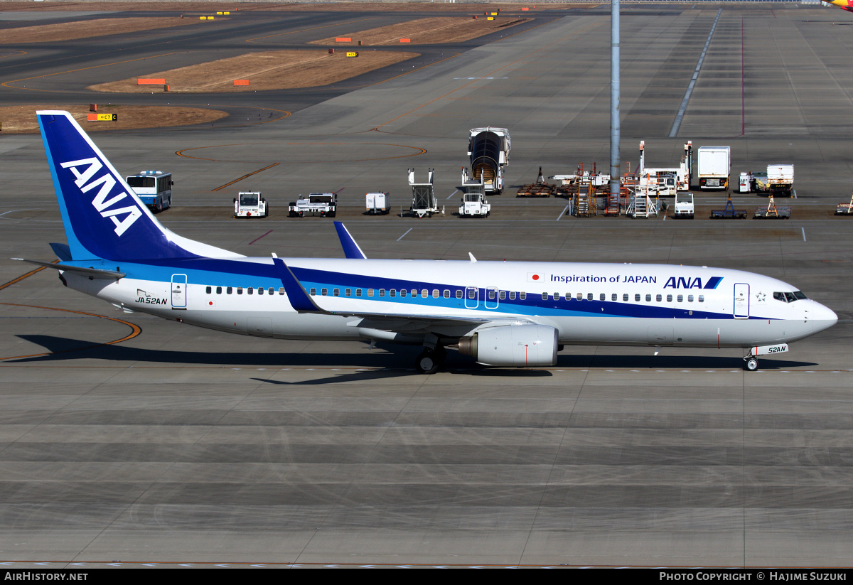 Aircraft Photo of JA52AN | Boeing 737-881 | All Nippon Airways - ANA | AirHistory.net #427138