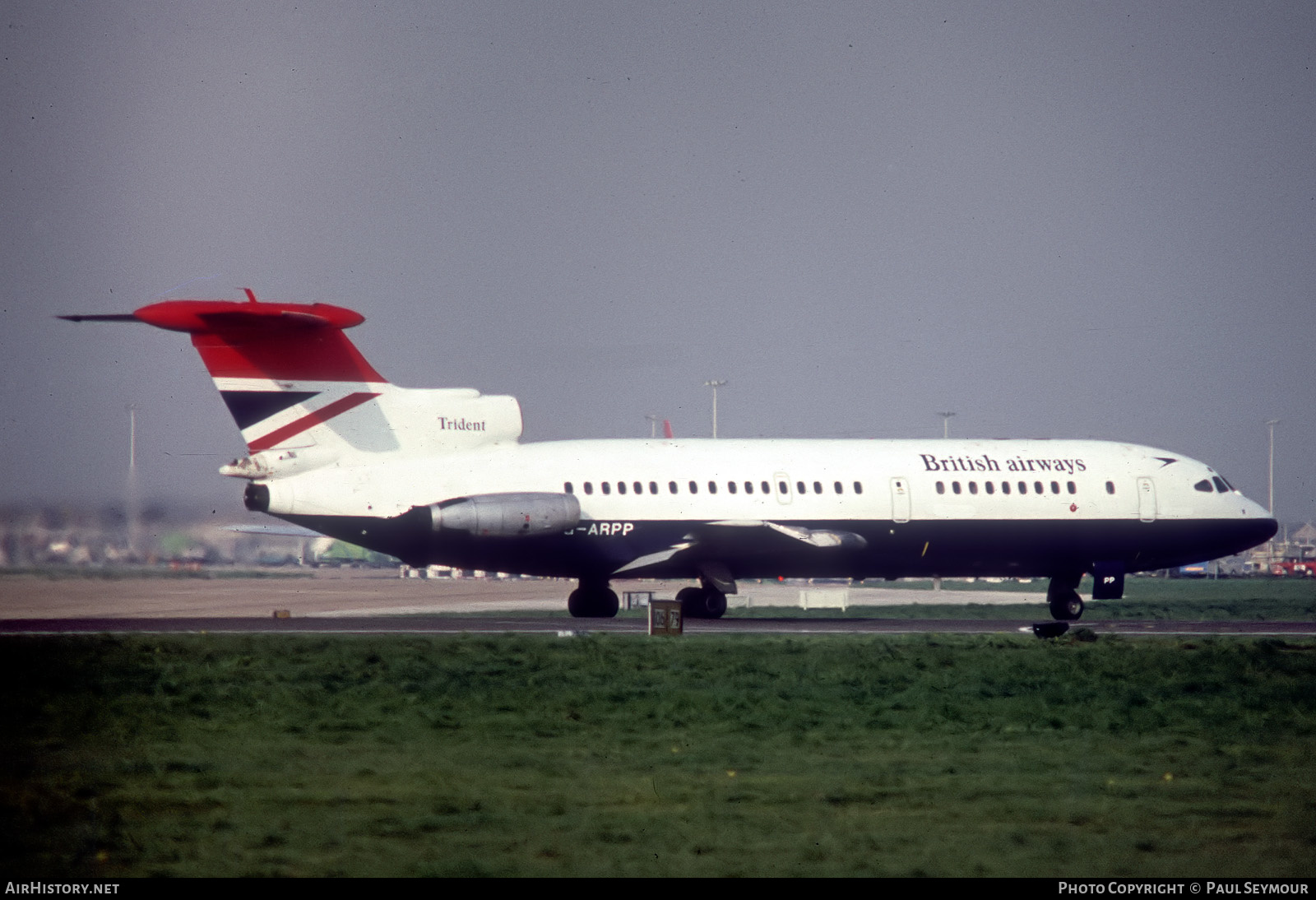 Aircraft Photo of G-ARPP | Hawker Siddeley HS-121 Trident 1C | British Airways | AirHistory.net #427144