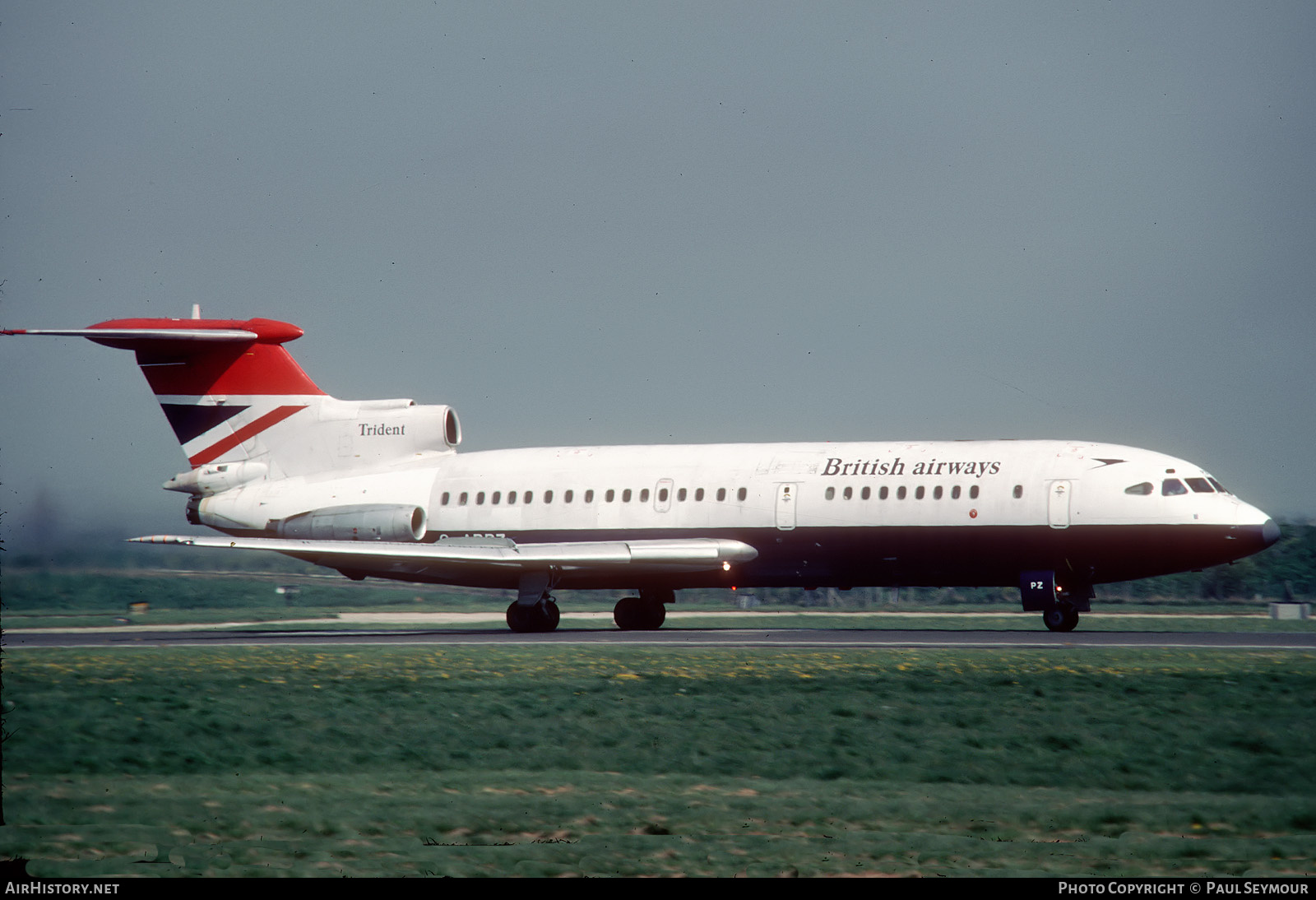Aircraft Photo of G-ARPZ | Hawker Siddeley HS-121 Trident 1C | British Airways | AirHistory.net #427147