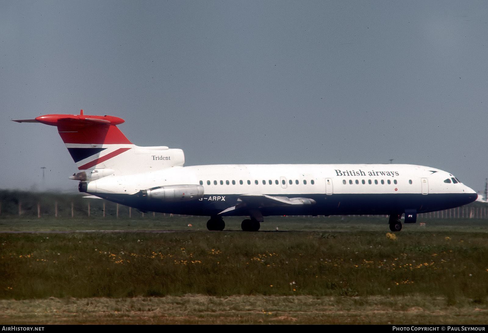 Aircraft Photo of G-ARPX | Hawker Siddeley HS-121 Trident 1C | British Airways | AirHistory.net #427148