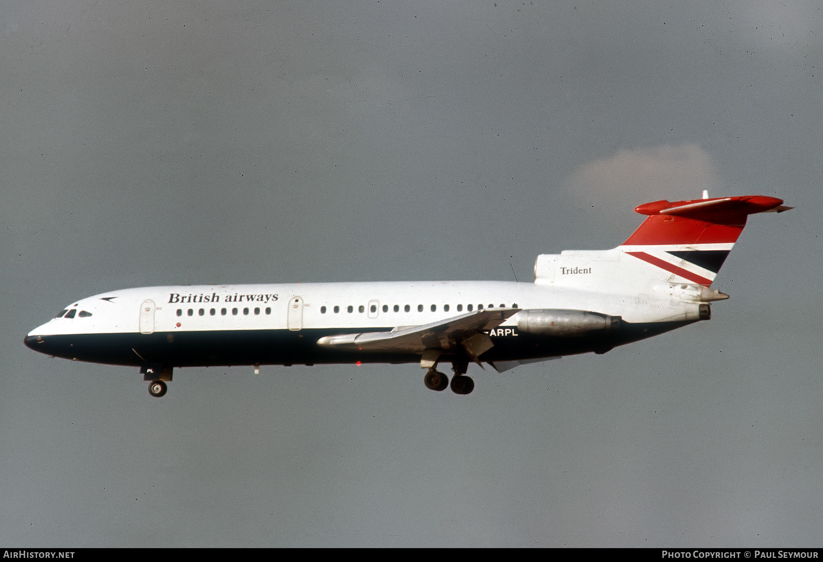 Aircraft Photo of G-ARPL | Hawker Siddeley HS-121 Trident 1C | British Airways | AirHistory.net #427153