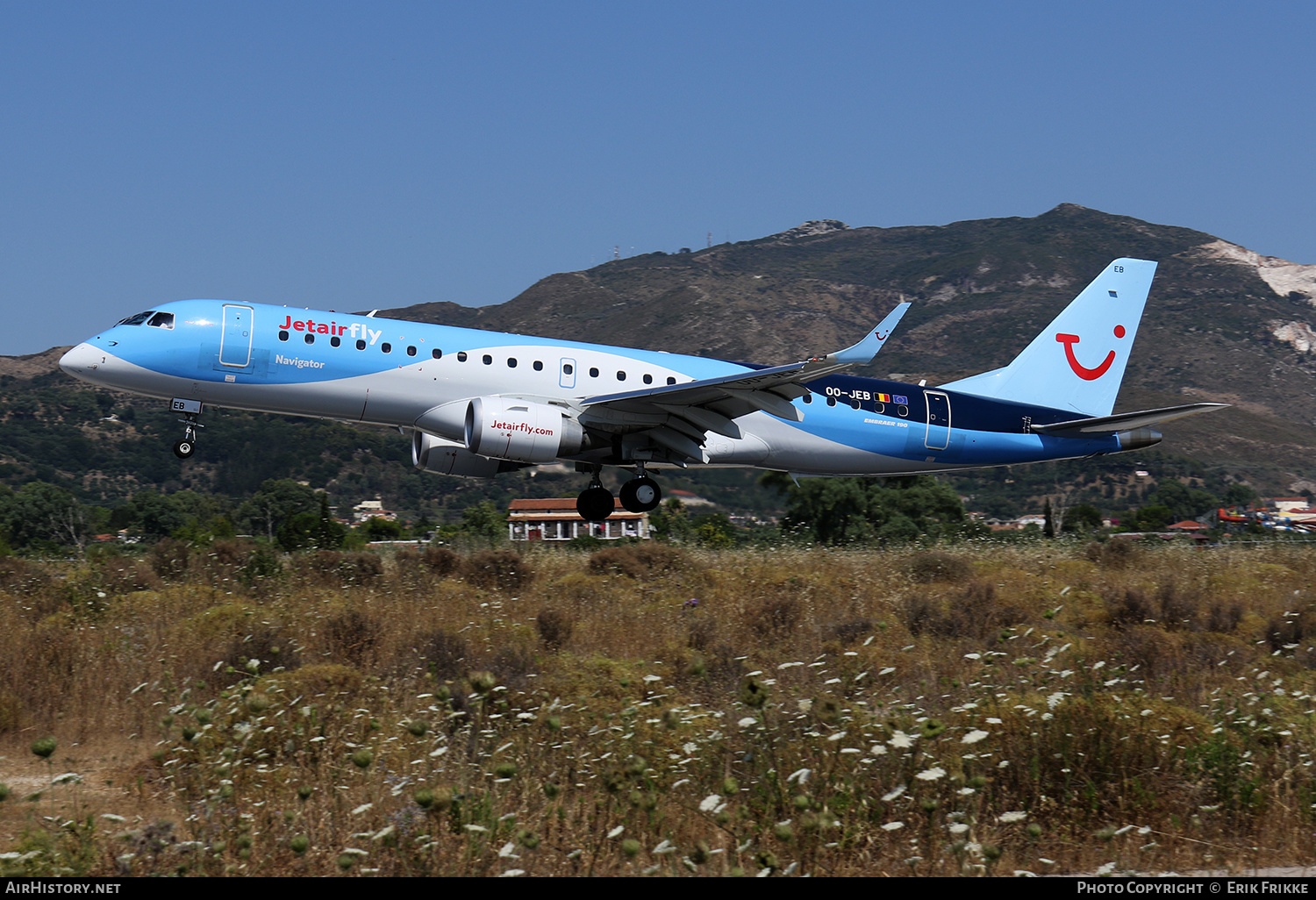 Aircraft Photo of OO-JEB | Embraer 190STD (ERJ-190-100STD) | Jetairfly | AirHistory.net #427154
