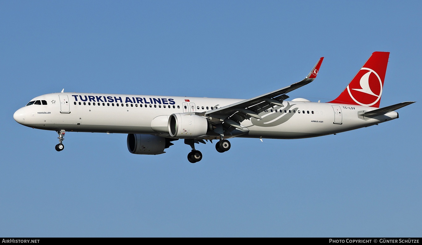 Aircraft Photo of TC-LSV | Airbus A321-271NX | Turkish Airlines | AirHistory.net #427158