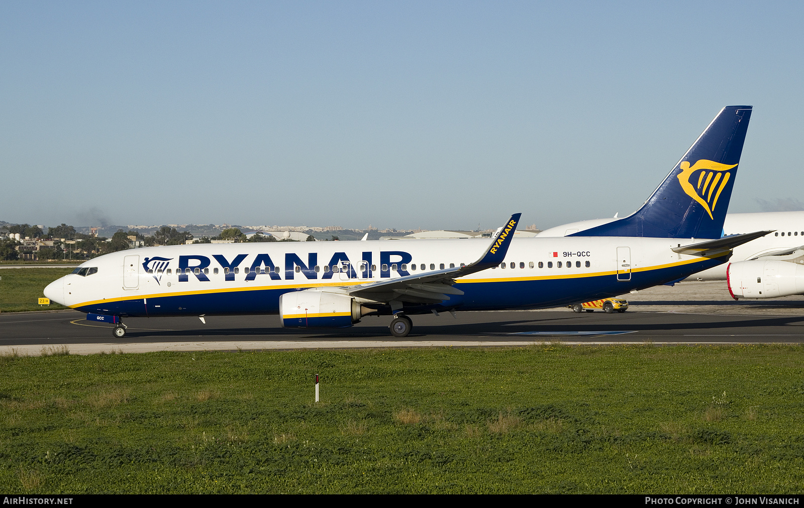 Aircraft Photo of 9H-QCC | Boeing 737-8AS | Ryanair | AirHistory.net #427174