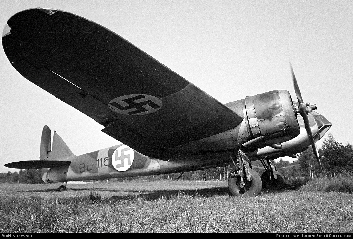 Aircraft Photo of BL-116 | Bristol 142M Blenheim Mk1 | Finland - Air Force | AirHistory.net #427182