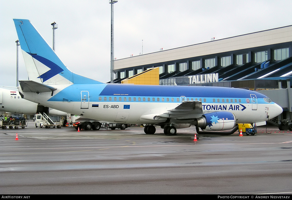 Aircraft Photo of ES-ABD | Boeing 737-5Q8 | Estonian Air | AirHistory.net #427208