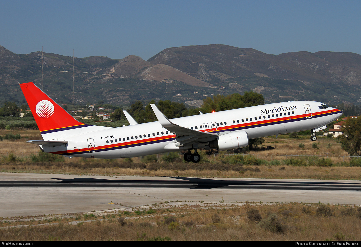 Aircraft Photo of EI-FNU | Boeing 737-86N | Meridiana | AirHistory.net #427241