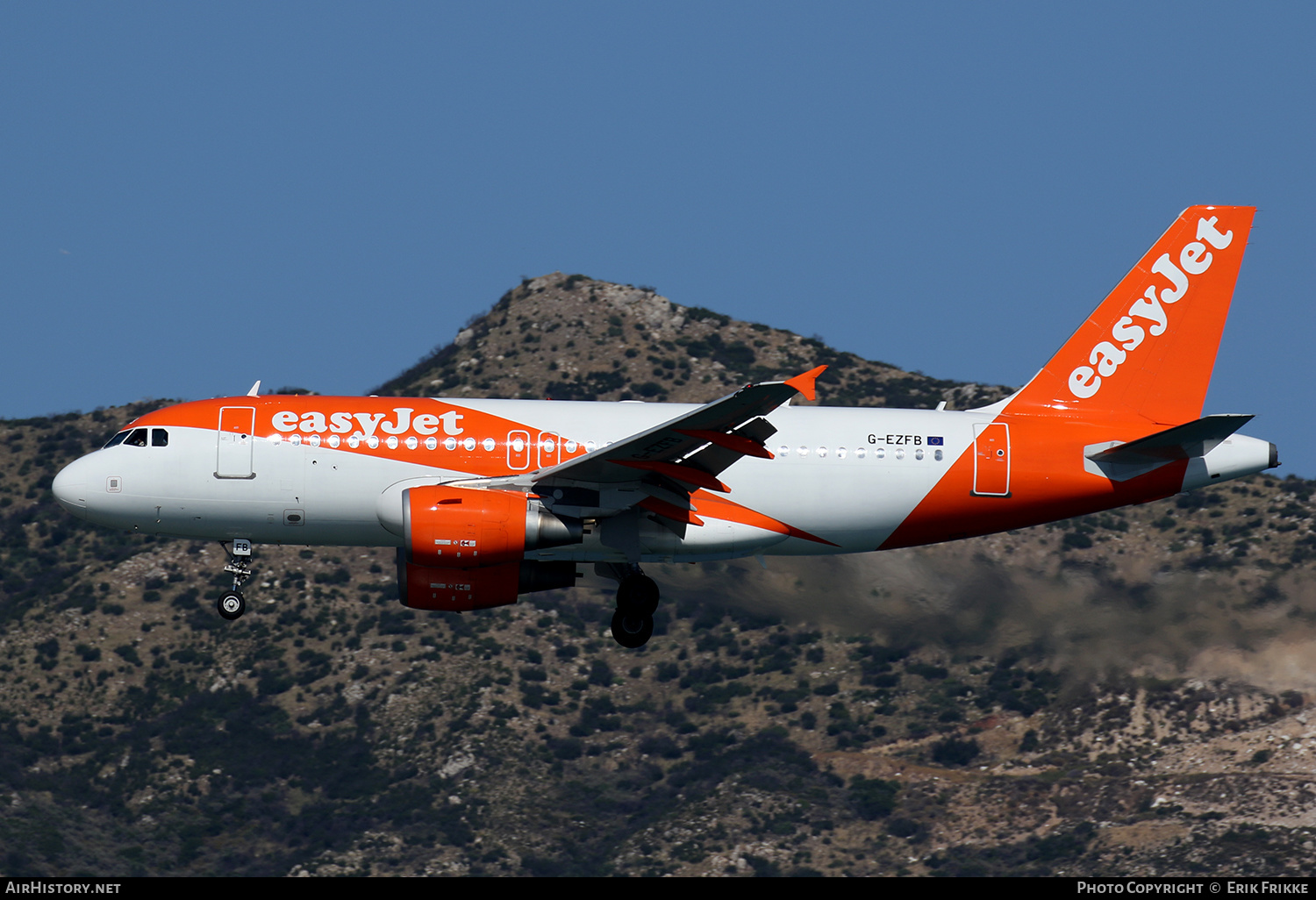 Aircraft Photo of G-EZFB | Airbus A319-111 | EasyJet | AirHistory.net #427242
