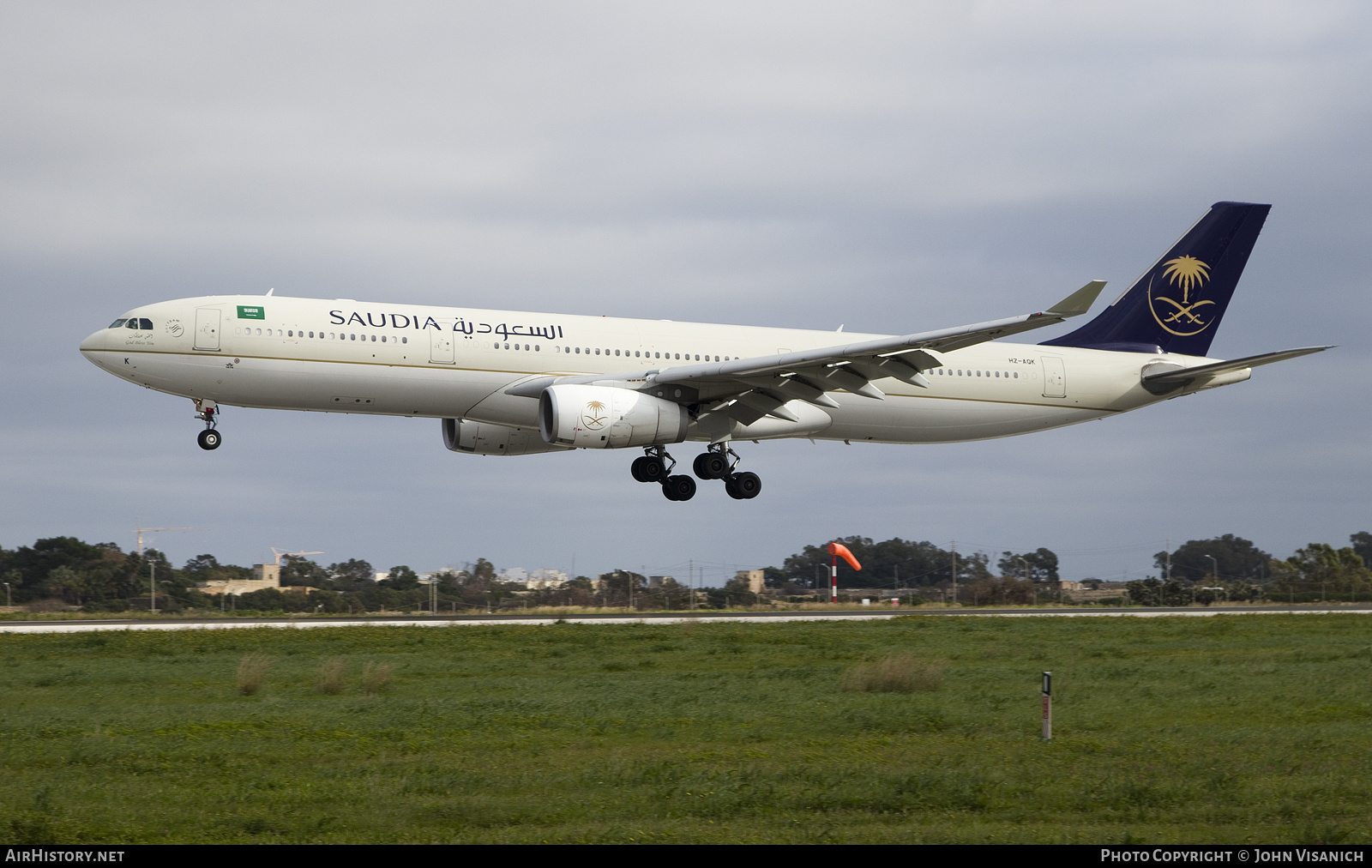 Aircraft Photo of HZ-AQK | Airbus A330-343E | Saudia - Saudi Arabian Airlines | AirHistory.net #427244