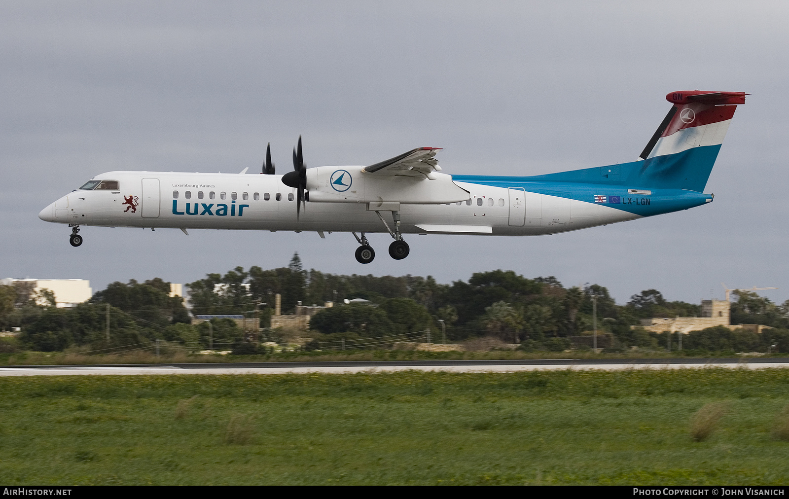 Aircraft Photo of LX-LGN | Bombardier DHC-8-402 Dash 8 | Luxair | AirHistory.net #427247