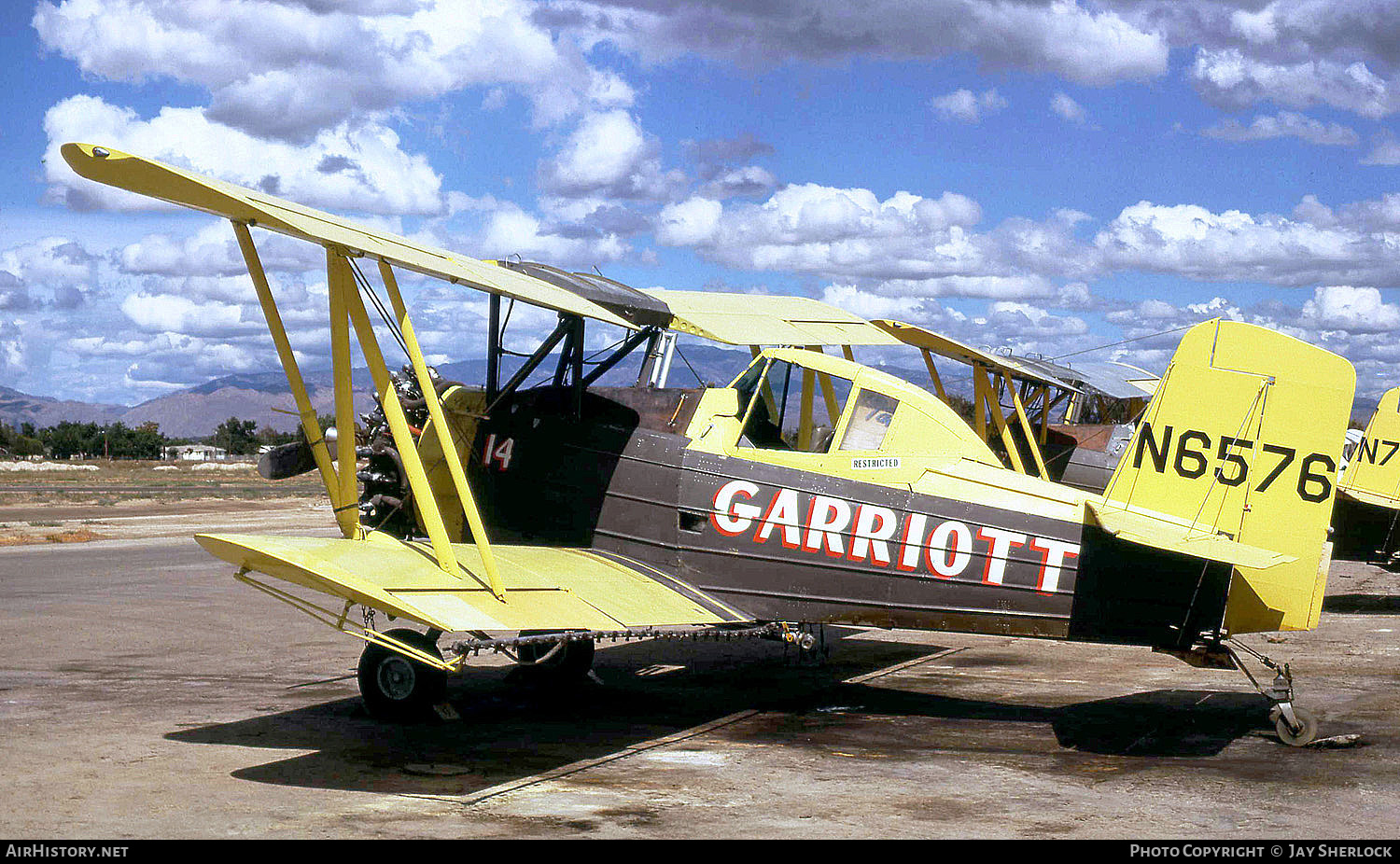 Aircraft Photo of N6576 | Grumman G-164A Ag-Cat | Garriott Crop Dusting | AirHistory.net #427248