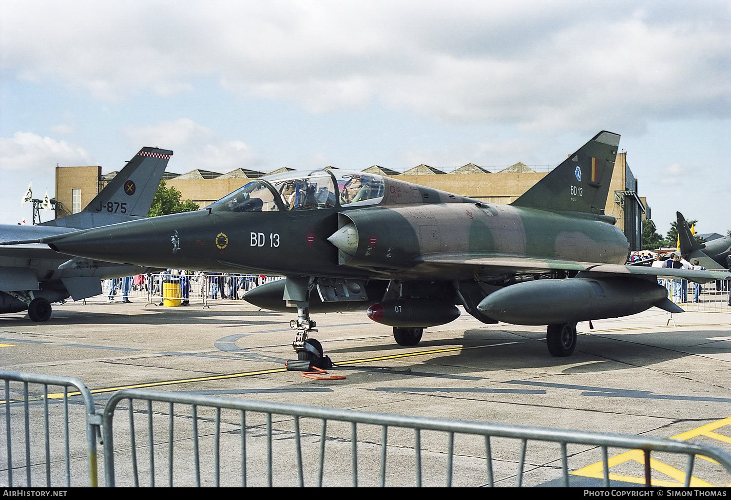 Aircraft Photo of BD-13 | Dassault Mirage 5BD | Belgium - Air Force | AirHistory.net #427283
