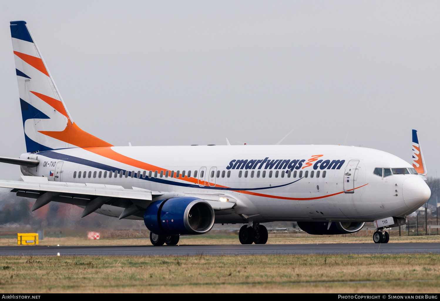 Aircraft Photo of OK-TVO | Boeing 737-8CX | Smartwings | AirHistory.net #427330