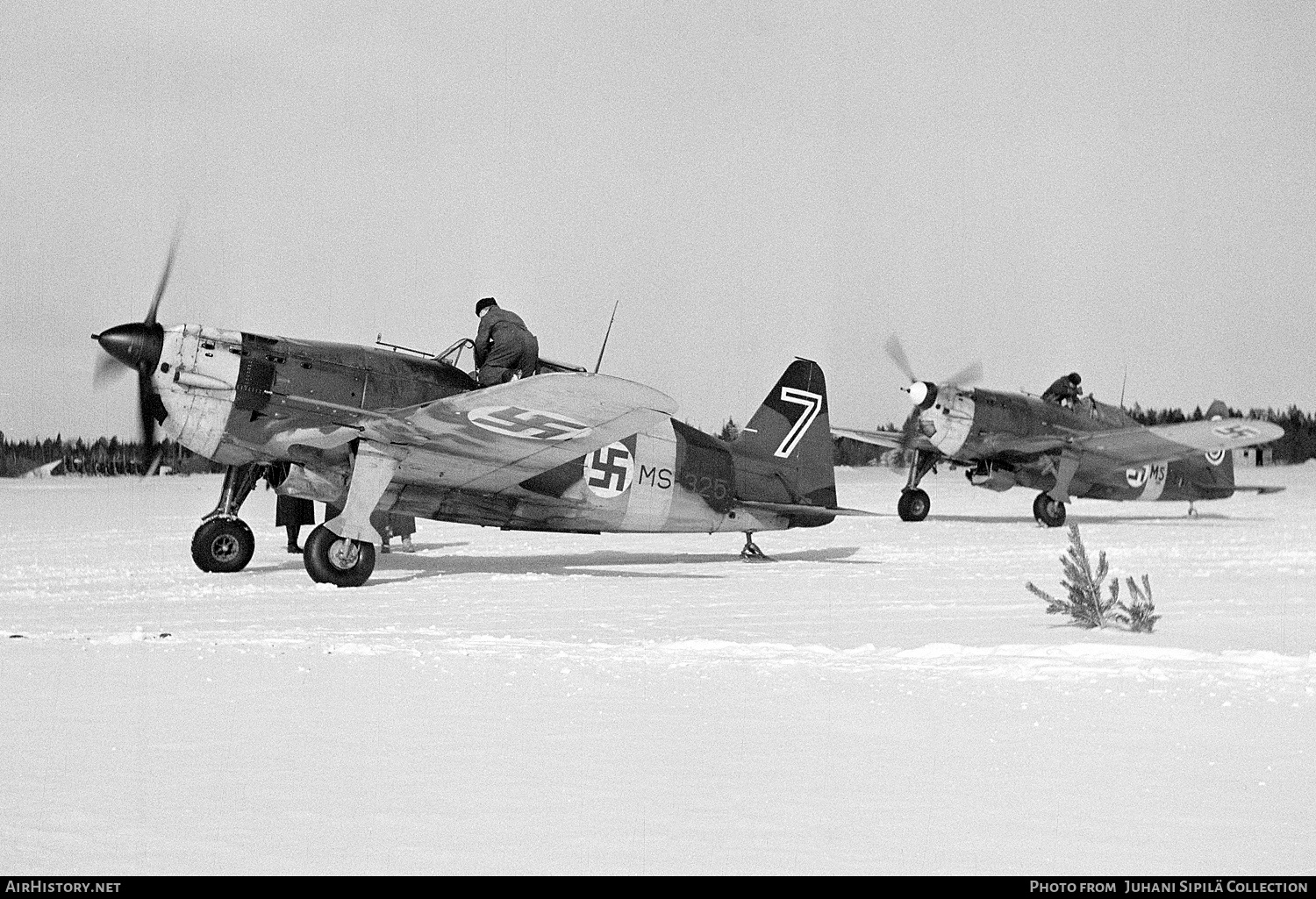 Aircraft Photo of MS-325 | Morane-Saulnier MS-406 | Finland - Air Force | AirHistory.net #427332