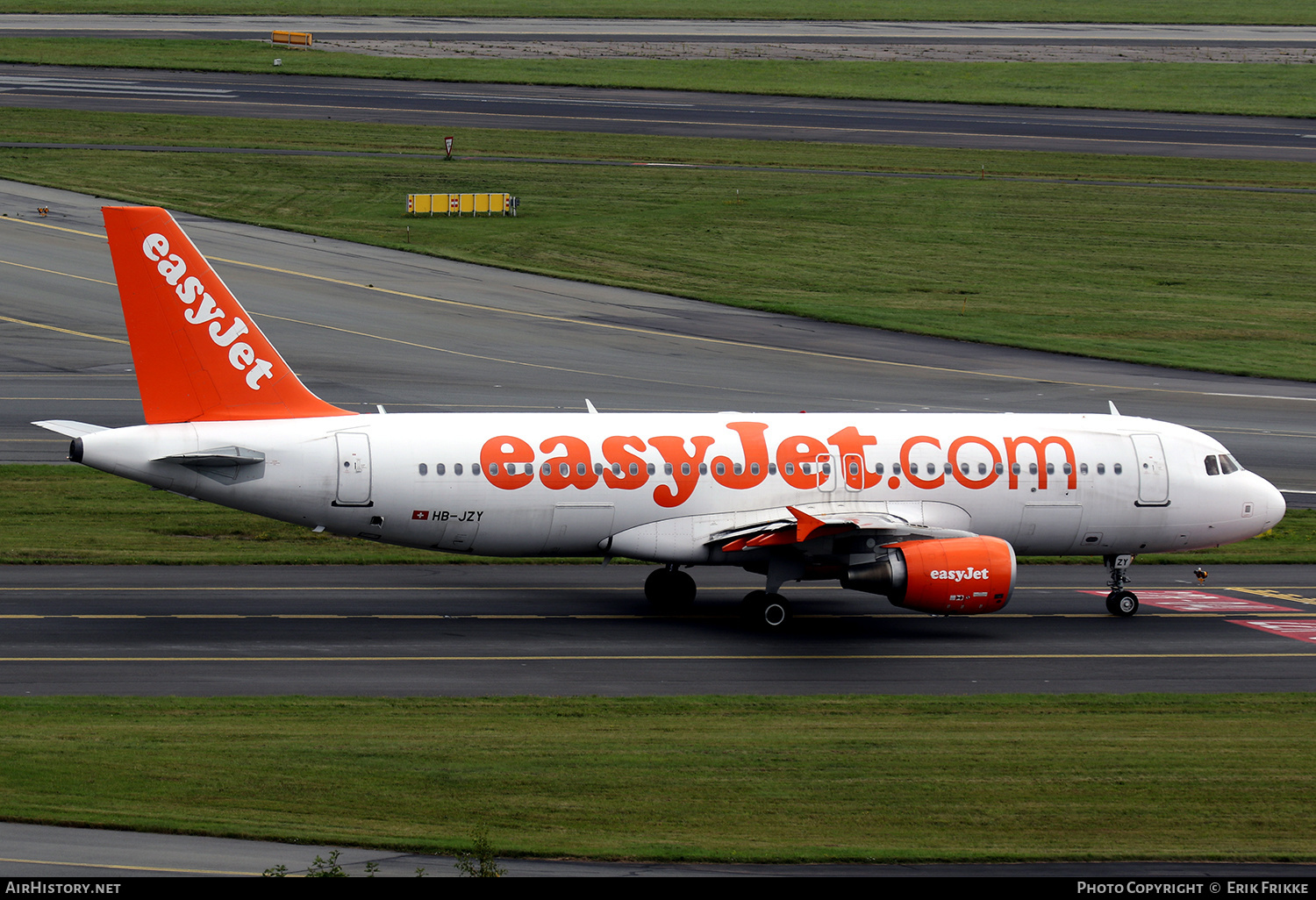 Aircraft Photo of HB-JZY | Airbus A320-214 | EasyJet | AirHistory.net #427360