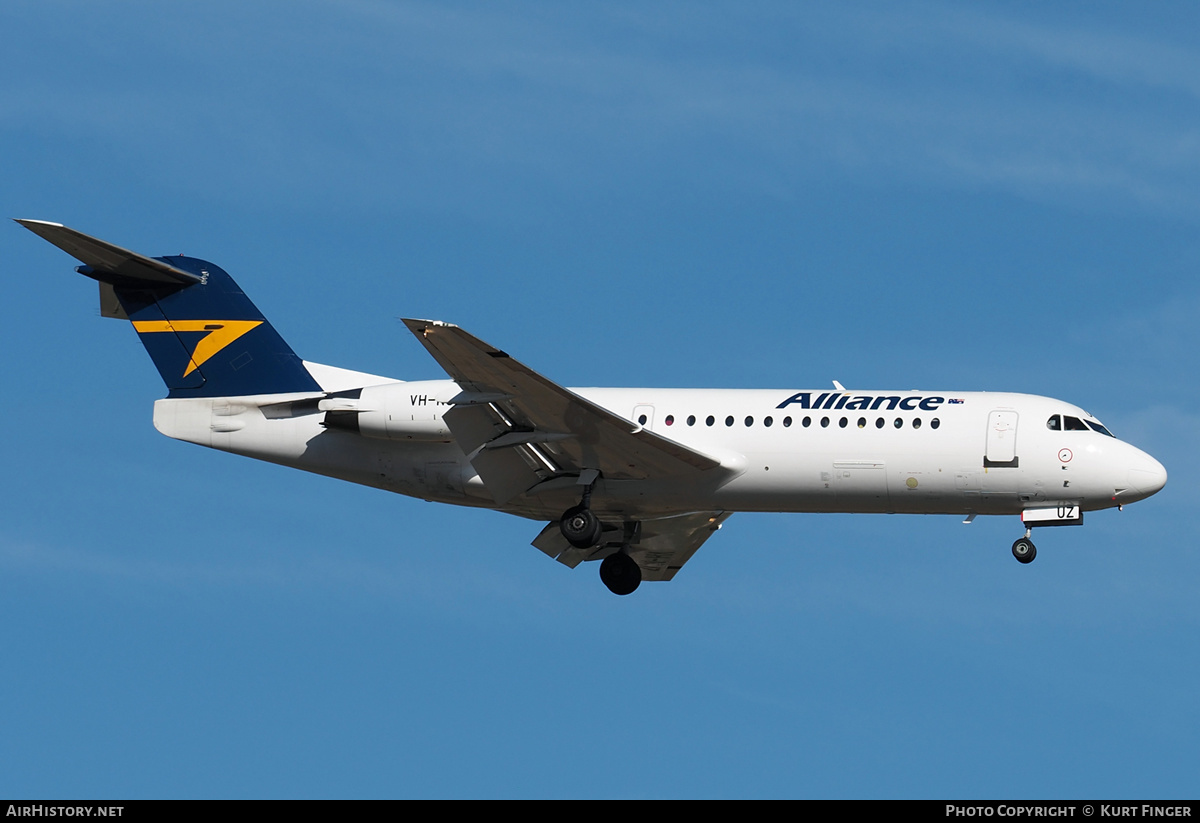 Aircraft Photo of VH-NUZ | Fokker 70 (F28-0070) | Alliance Airlines | AirHistory.net #427414
