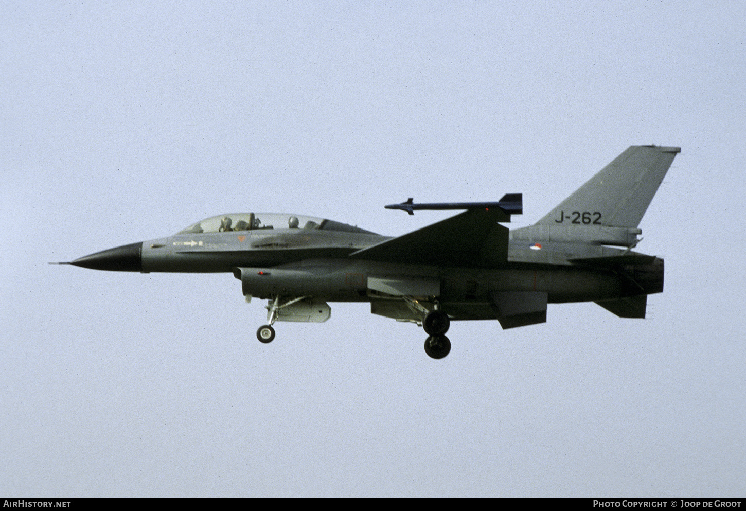 Aircraft Photo of J-262 | General Dynamics F-16B Fighting Falcon | Netherlands - Air Force | AirHistory.net #427433