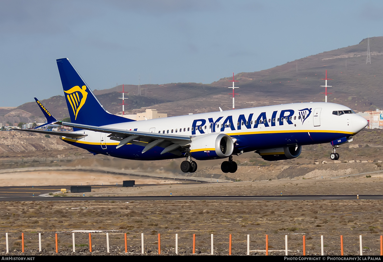 Aircraft Photo of 9H-VUG | Boeing 737-8200 Max 200 | Ryanair | AirHistory.net #427439