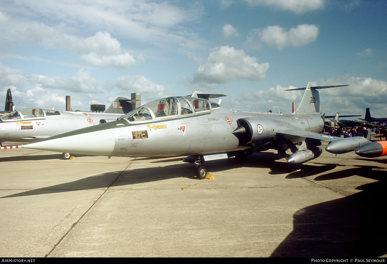 Aircraft Photo of 263 | Lockheed TF-104G Starfighter | Norway - Air Force | AirHistory.net #427445