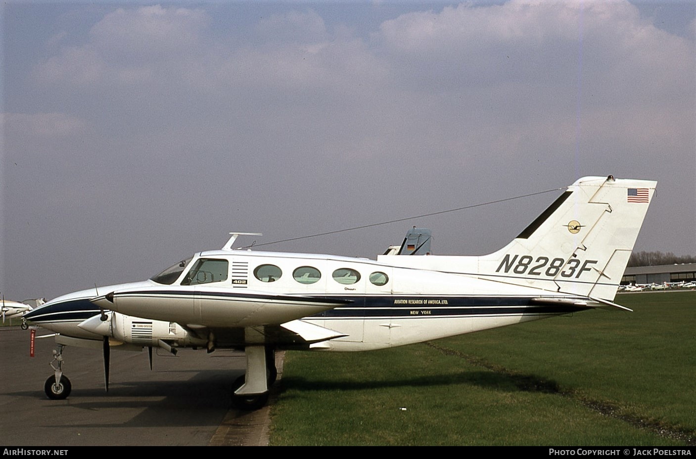 Aircraft Photo of N8283F | Cessna 402 | Aviation Research of America | AirHistory.net #427463