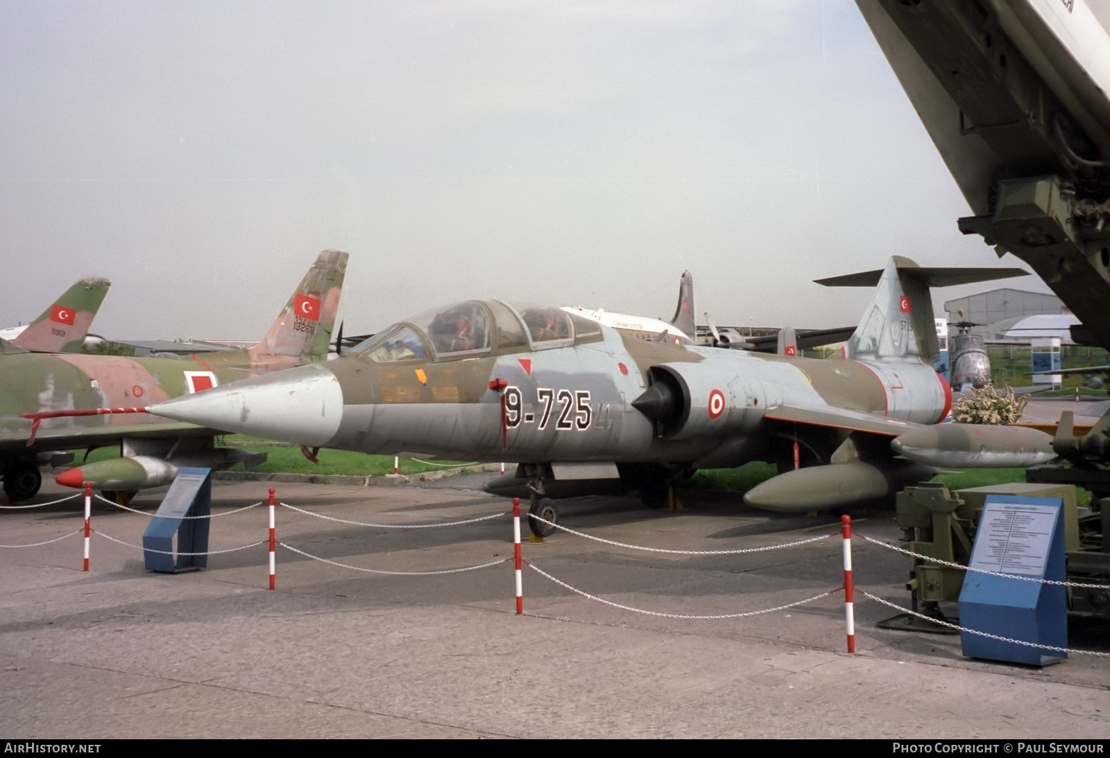 Aircraft Photo of 5725 | Lockheed TF-104G Starfighter | Turkey - Air Force | AirHistory.net #427472