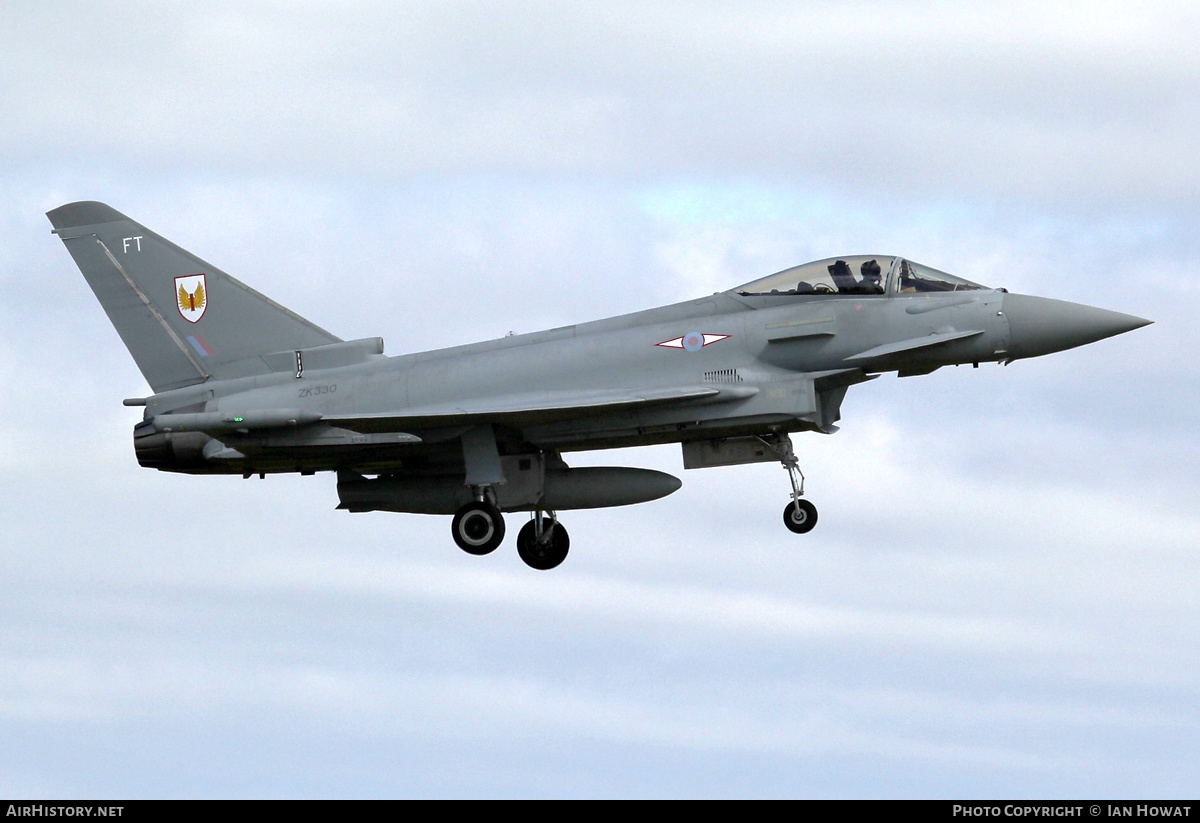 Aircraft Photo of ZK330 | Eurofighter EF-2000 Typhoon FGR4 | UK - Air Force | AirHistory.net #427503