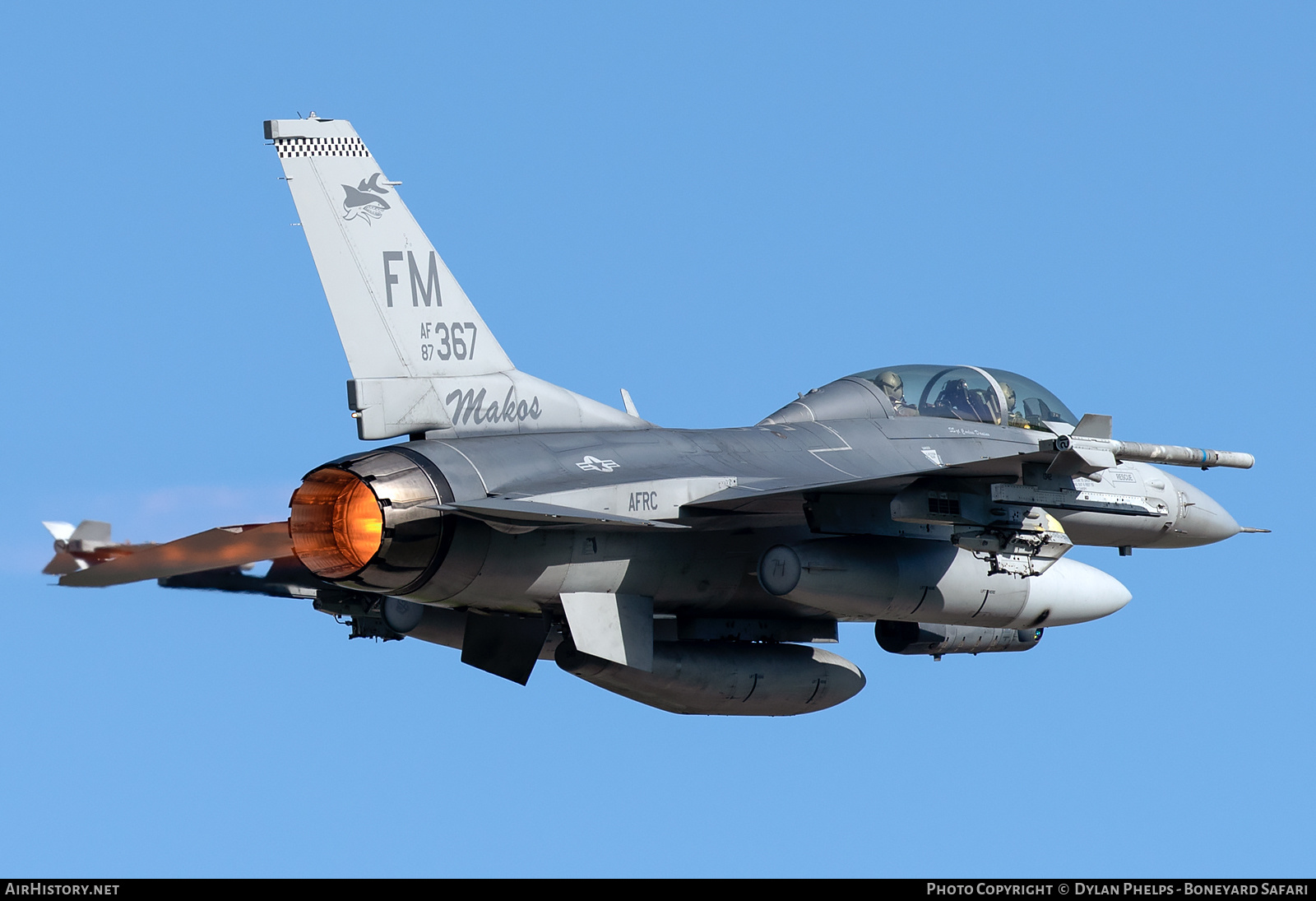 Aircraft Photo of 87-0367 / AF87-367 | General Dynamics F-16D Fighting Falcon | USA - Air Force | AirHistory.net #427517