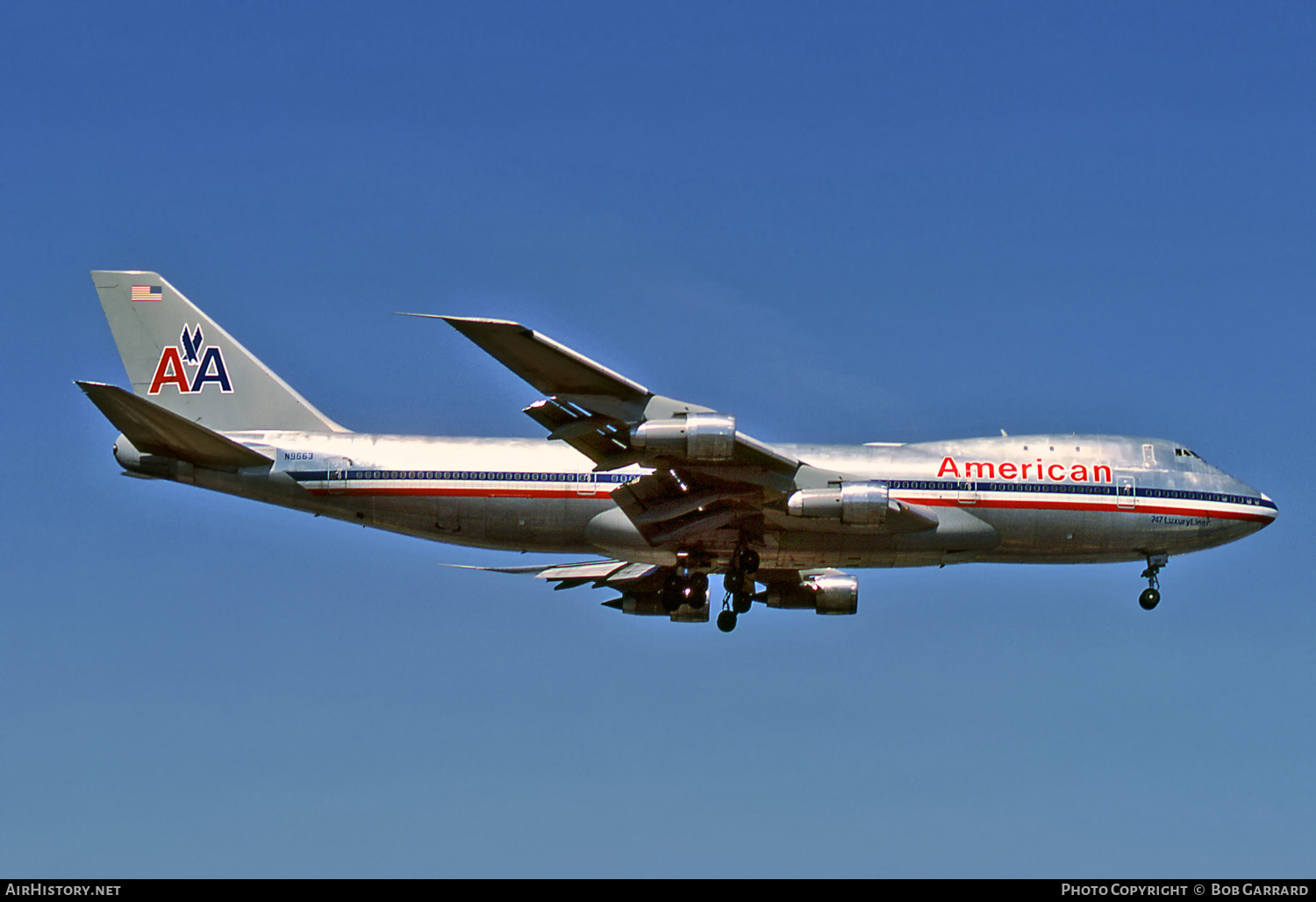 Aircraft Photo of N9663 | Boeing 747-123 | American Airlines | AirHistory.net #427527