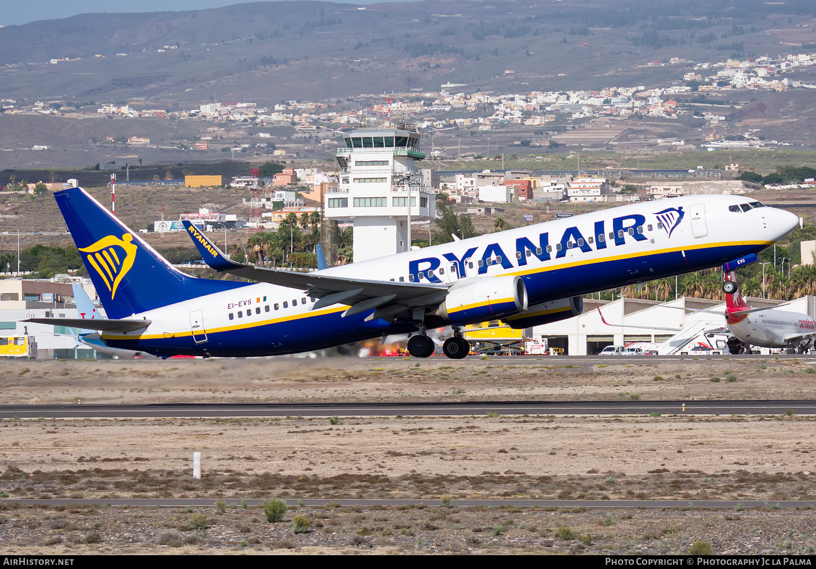 Aircraft Photo of EI-EVS | Boeing 737-8AS | Ryanair | AirHistory.net #427530