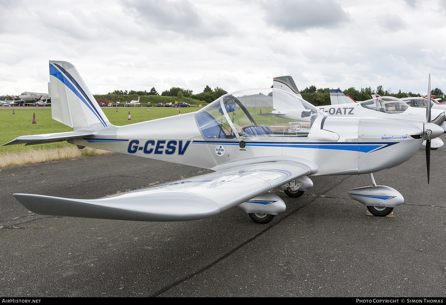 Aircraft Photo of G-CESV | Cosmik EV-97 TeamEurostar UK | AirHistory.net #427555